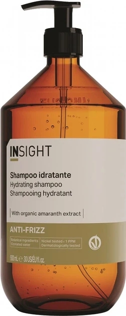 Insight Anti-Frizz Hair Hydrating Shampoo Шампунь зволожуючий для всіх типів волосся 900мл (скло)