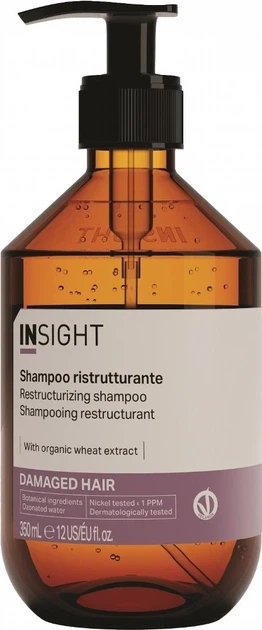 Insight Damaged Hair Restructurizing Shampoo Шампунь для відновлення пошкодженого волосся 350мл (скл